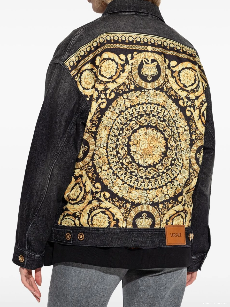 Affordable Barocco jacket Versace Women denim 0825